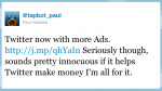 A cautiously-pro response about "Promoted Tweets"