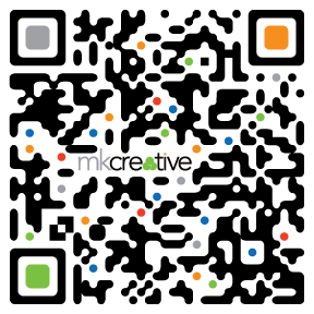 MKCREATIVE branded QR Code
