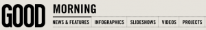 The Good banner and top menu