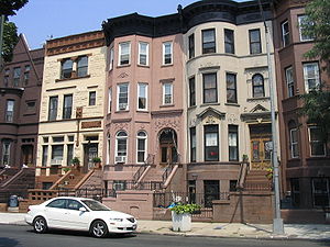 Brownstones in Bedford-Stuyvesant, Brooklyn. P... Brownstones in Bedford-Stuyvesant, Brooklyn. P...
