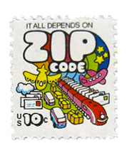 USA 10-cent postage stamp, 1973: "It all ...