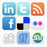 Nine Social-Media Icons