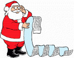 Santa Clause with his list