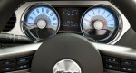 2011 Ford Mustang V-6 with larger fonts on the dials
