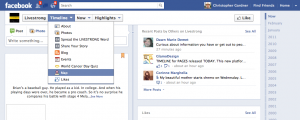 The charity Livestrong has embraced the Timeline