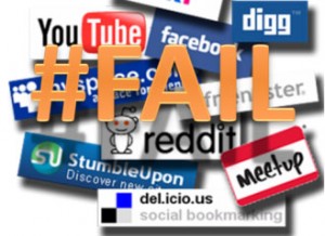 Social media should present your great service or product